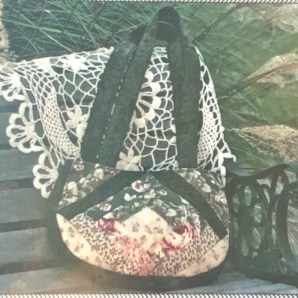 Vtg Log Cabin Creations LCC1077 Purse Pattern 2005 Uncut Patchwork Folkart
